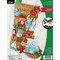 Bucilla Felt Stocking Applique Kit 18" Long-Toyland Treasures